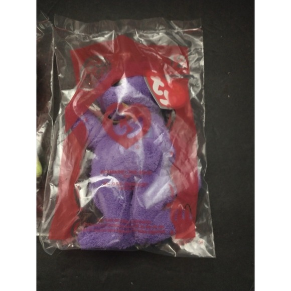 2004 Mcdonalds Ty Teenie Beanie Babies Grimace, Shake and Fry Sealed - Picture 7 of 7